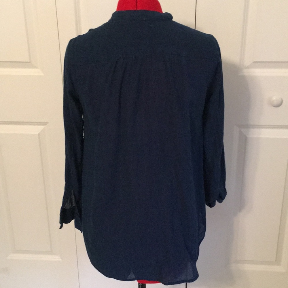 Navy Madewell Button Down - Picture 2 of 4